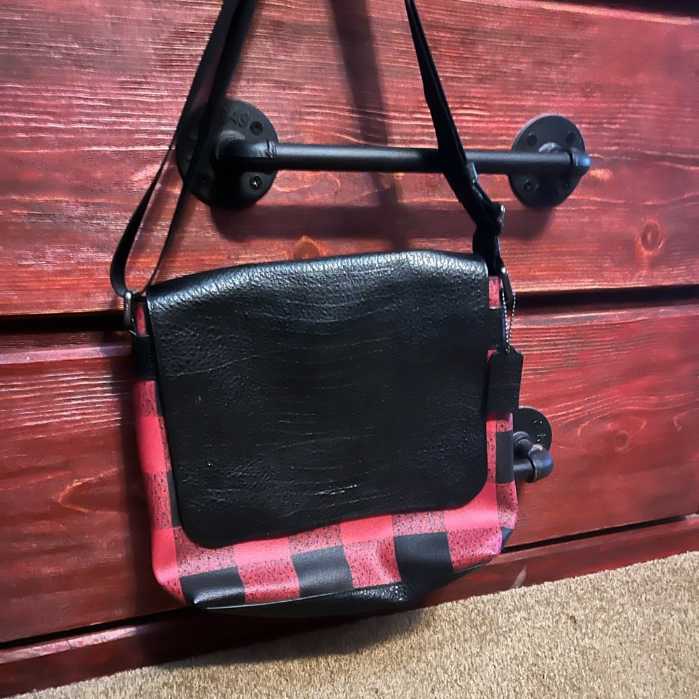 Buffalo plaid Coach